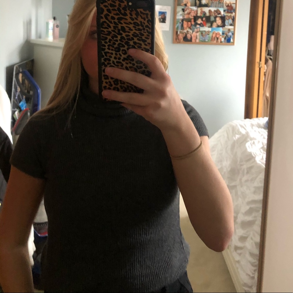 brandy melville turtle neck tee